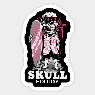 Skull holidy Sticker